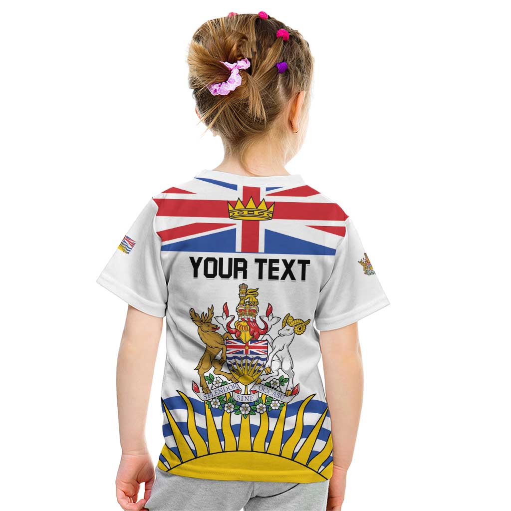 Personalized Canada British Columbia Province Kid T Shirt Splendor sine occasu
