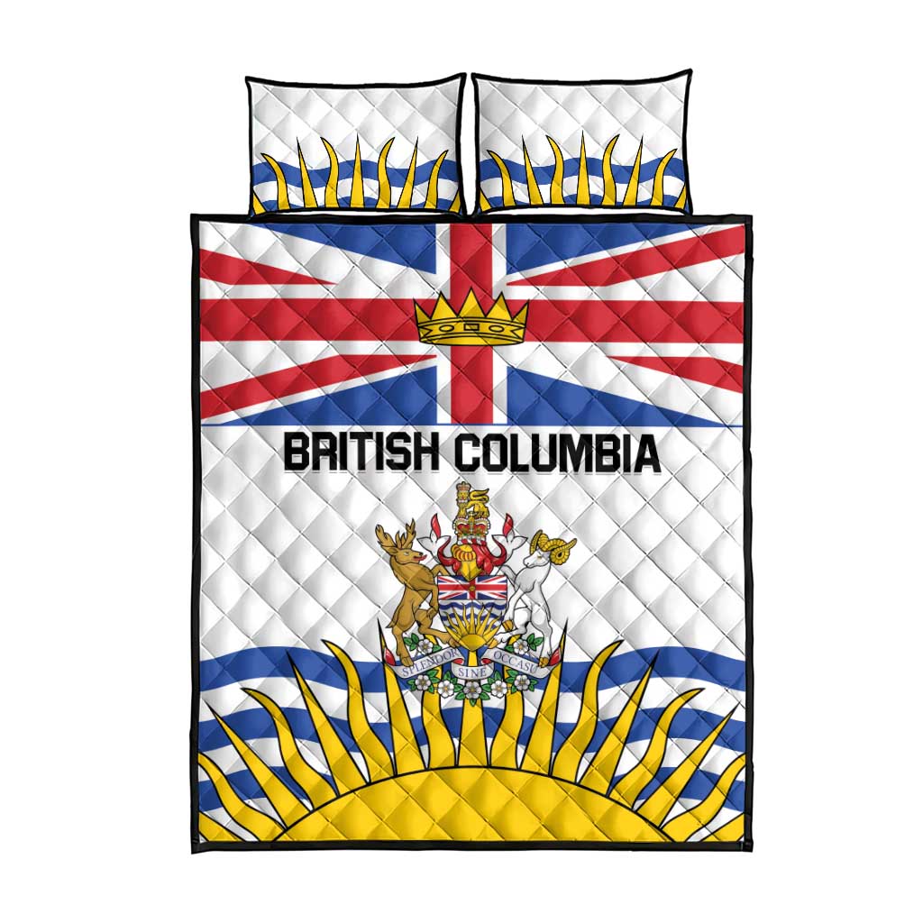Canada British Columbia Province Quilt Bed Set Splendor sine occasu