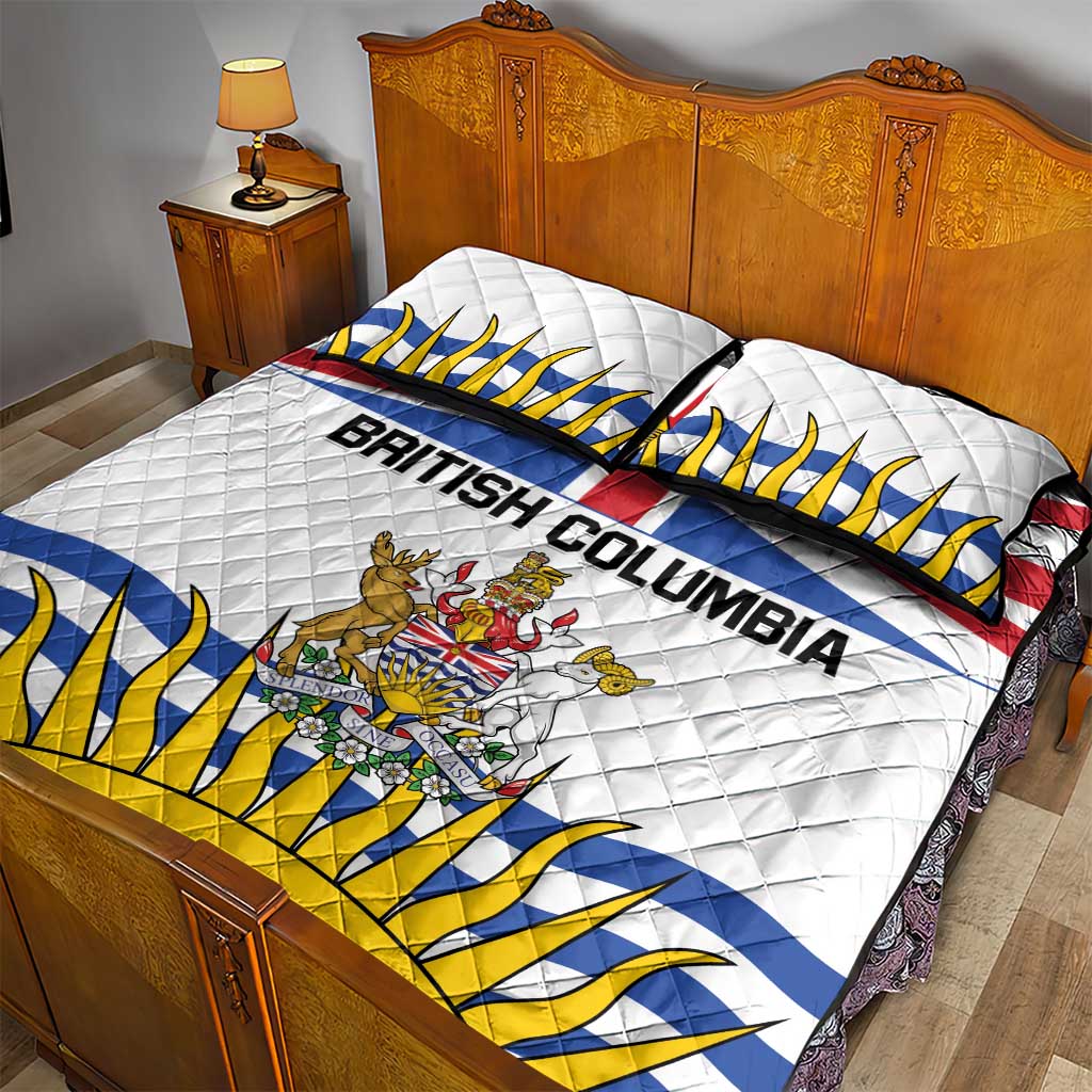 Canada British Columbia Province Quilt Bed Set Splendor sine occasu