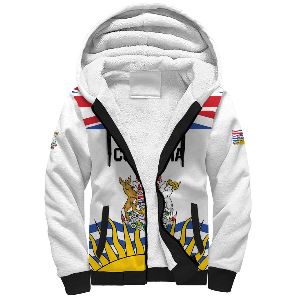 Personalized Canada British Columbia Province Sherpa Hoodie Splendor sine occasu