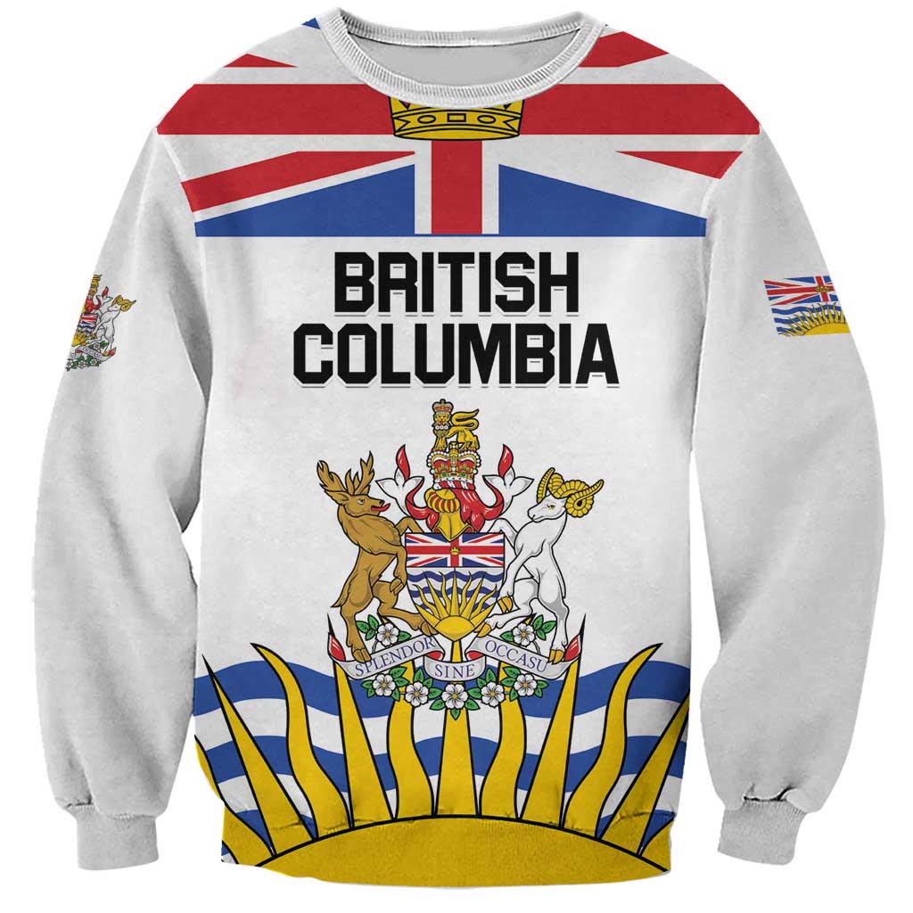 Personalized Canada British Columbia Province Sweatshirt Splendor sine occasu