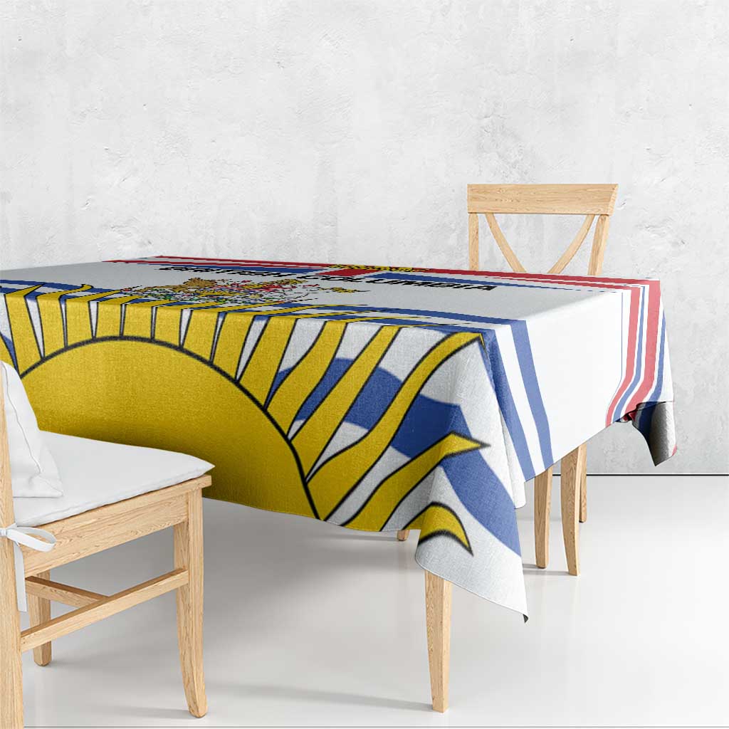 Canada British Columbia Province Tablecloth Splendor sine occasu