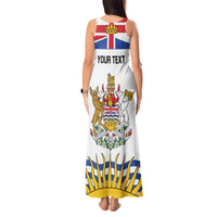 Personalized Canada British Columbia Province Tank Maxi Dress Splendor sine occasu