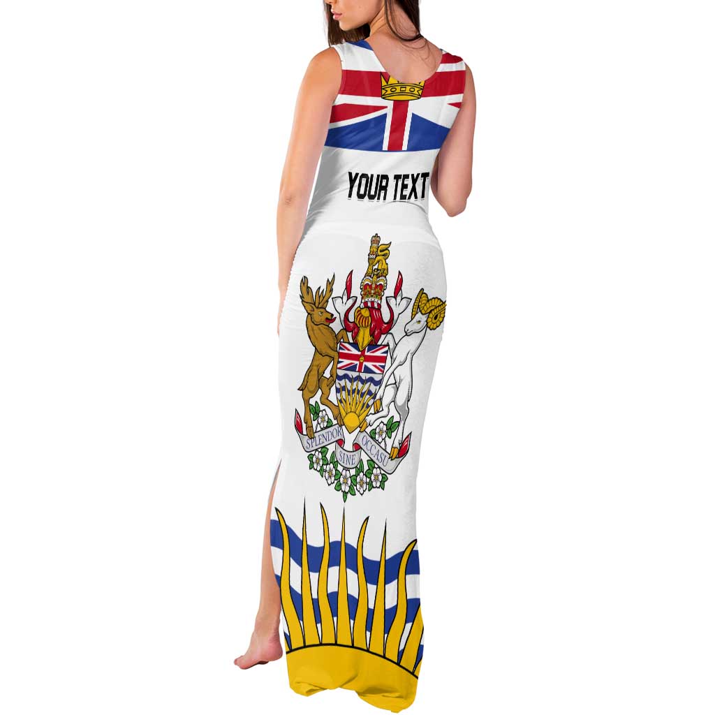 Personalized Canada British Columbia Province Tank Maxi Dress Splendor sine occasu
