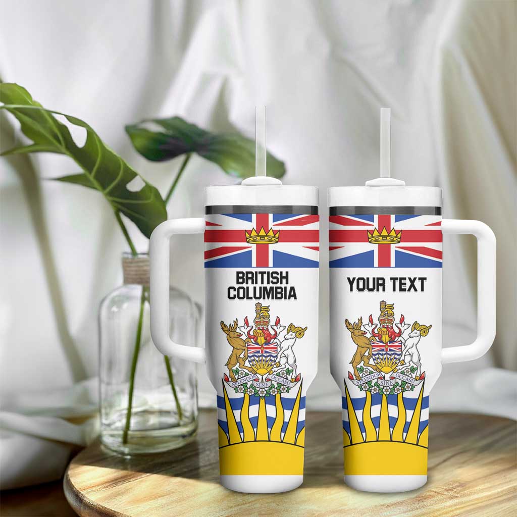 Personalized Canada British Columbia Province Tumbler With Handle Splendor sine occasu