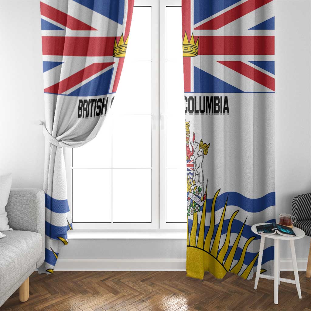 Canada British Columbia Province Window Curtain Splendor sine occasu