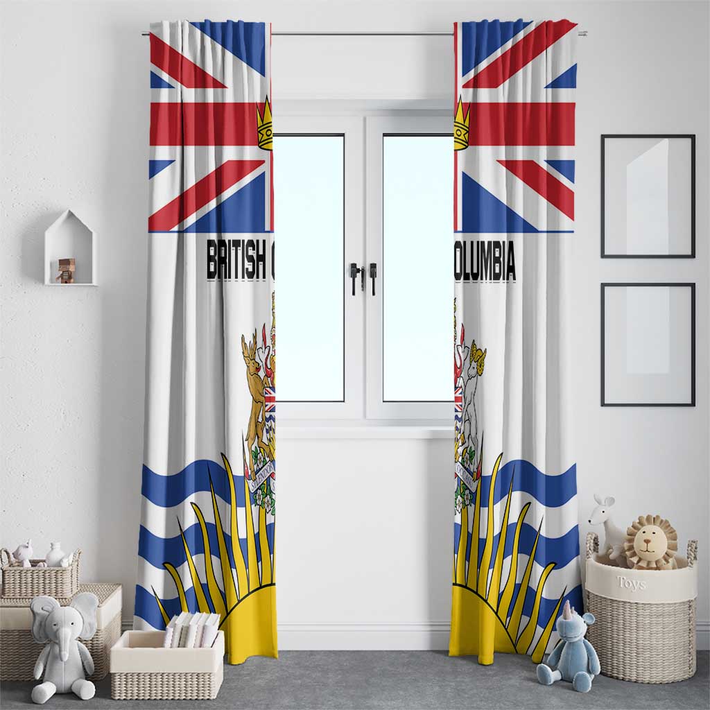 Canada British Columbia Province Window Curtain Splendor sine occasu