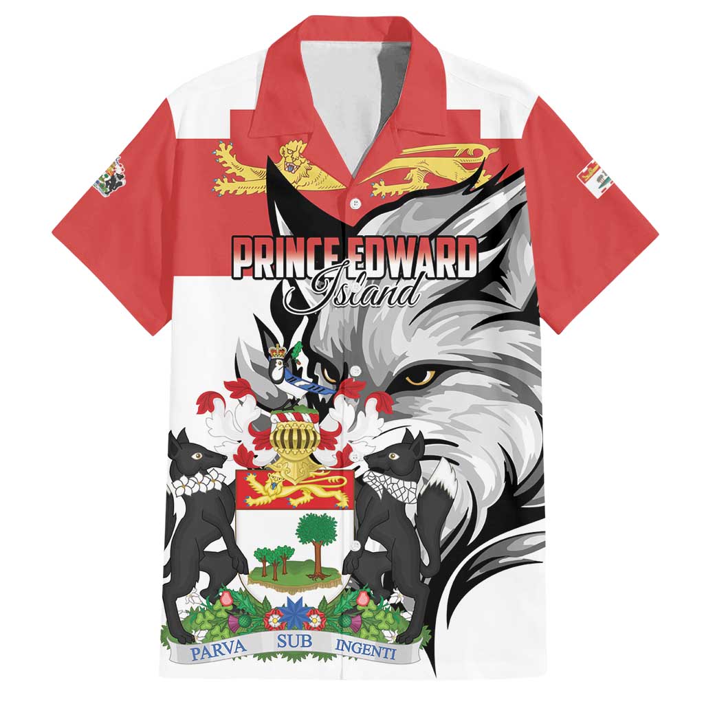 Personalized Canada Prince Edward Island Province Family Matching Tank Maxi Dress and Hawaiian Shirt Silver Fox Parva sub ingenti