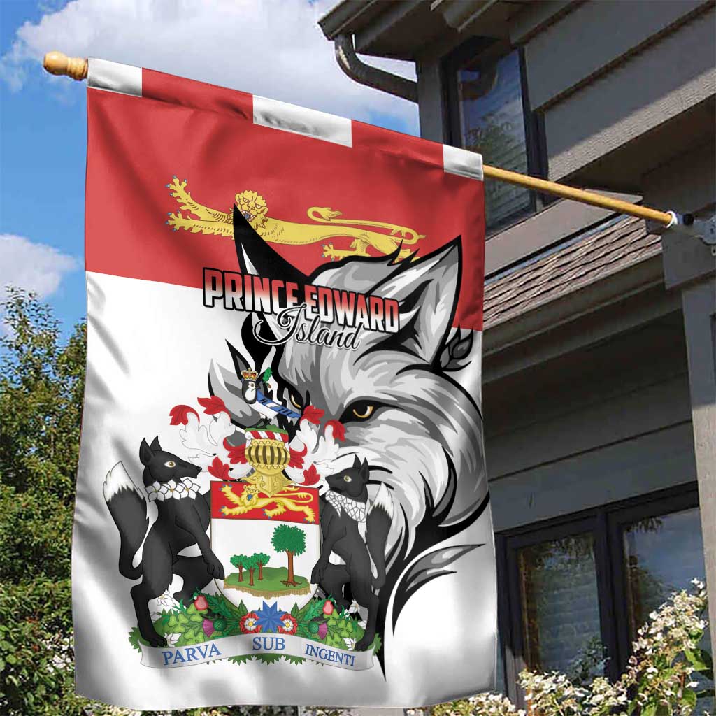 Canada Prince Edward Island Province Garden Flag Silver Fox Parva sub ingenti