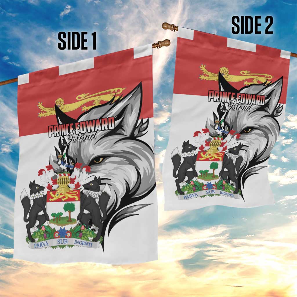 Canada Prince Edward Island Province Garden Flag Silver Fox Parva sub ingenti
