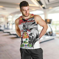 Personalized Canada Prince Edward Island Province Men Tank Top Silver Fox Parva sub ingenti