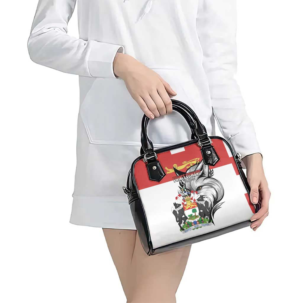 Canada Prince Edward Island Province Shoulder Handbag Silver Fox Parva sub ingenti