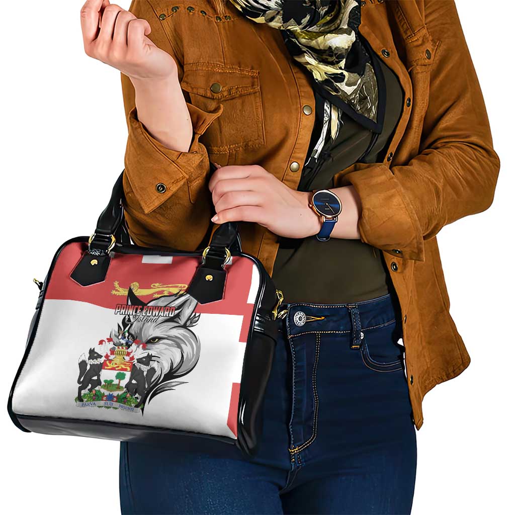 Canada Prince Edward Island Province Shoulder Handbag Silver Fox Parva sub ingenti