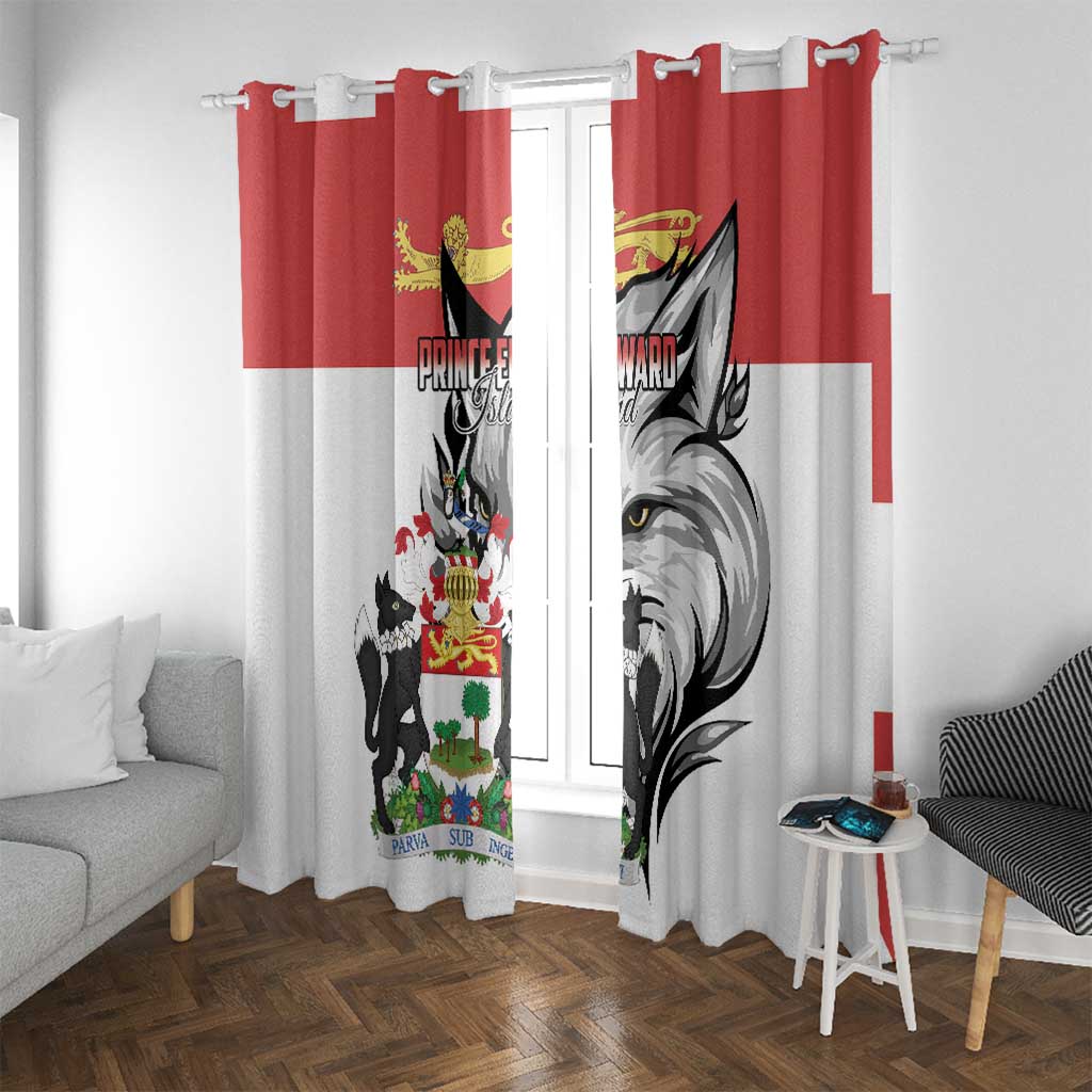 Canada Prince Edward Island Province Window Curtain Silver Fox Parva sub ingenti