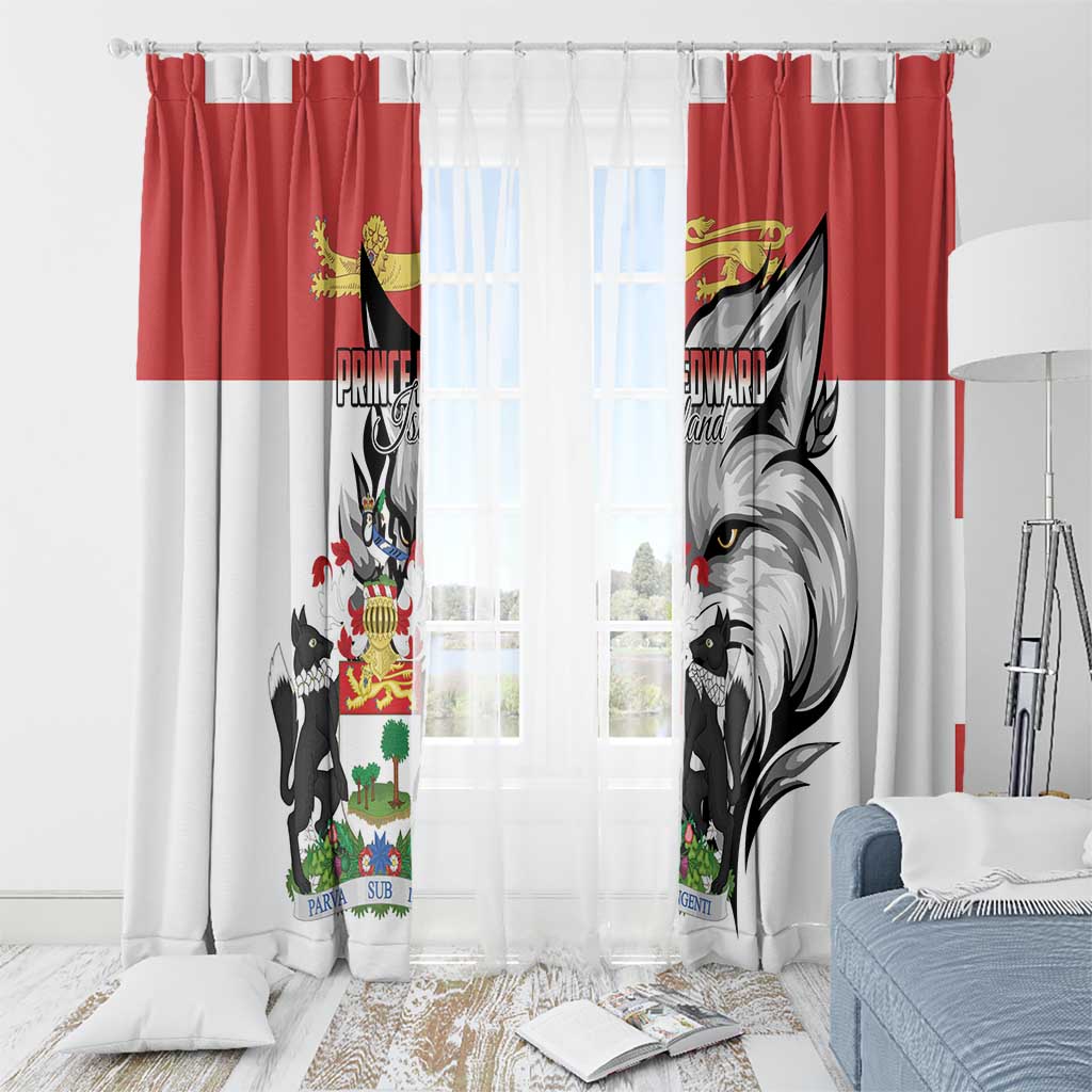 Canada Prince Edward Island Province Window Curtain Silver Fox Parva sub ingenti