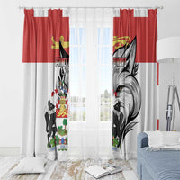 Canada Prince Edward Island Province Window Curtain Silver Fox Parva sub ingenti