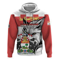 Personalized Canada Prince Edward Island Province Zip Hoodie Silver Fox Parva sub ingenti