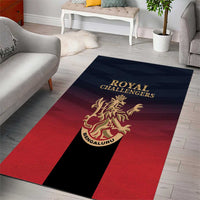 Bengaluru 2025 Cricket Royal Challengers Area Rug Lions Play Bold