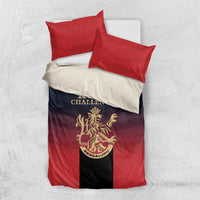 Bengaluru 2025 Cricket Royal Challengers Bedding Set Lions Play Bold