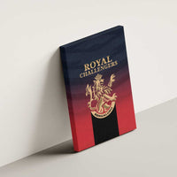 Bengaluru 2025 Cricket Royal Challengers Canvas Wall Art Lions Play Bold