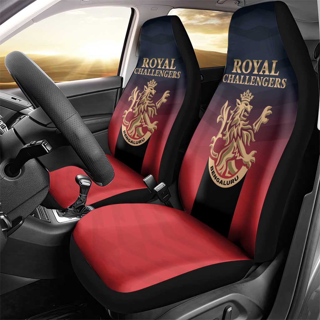 Bengaluru 2025 Cricket Royal Challengers Car Seat Cover Lions Play Bold