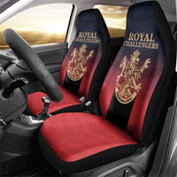 Bengaluru 2025 Cricket Royal Challengers Car Seat Cover Lions Play Bold
