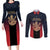 Custom Bengaluru 2025 Cricket Royal Challengers Couples Matching Long Sleeve Bodycon Dress and Long Sleeve Button Shirt Lions Play Bold