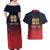 Custom Bengaluru 2025 Cricket Royal Challengers Couples Matching Off Shoulder Maxi Dress and Hawaiian Shirt Lions Play Bold