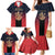 Custom Bengaluru 2025 Cricket Royal Challengers Family Matching Mermaid Dress and Hawaiian Shirt Lions Play Bold