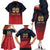 Custom Bengaluru 2025 Cricket Royal Challengers Family Matching Off The Shoulder Long Sleeve Dress and Hawaiian Shirt Lions Play Bold