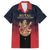 Custom Bengaluru 2025 Cricket Royal Challengers Family Matching Off The Shoulder Long Sleeve Dress and Hawaiian Shirt Lions Play Bold