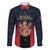 Custom Bengaluru 2025 Cricket Royal Challengers Family Matching Off The Shoulder Long Sleeve Dress and Hawaiian Shirt Lions Play Bold
