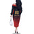 Custom Bengaluru 2025 Cricket Royal Challengers Family Matching Off The Shoulder Long Sleeve Dress and Hawaiian Shirt Lions Play Bold