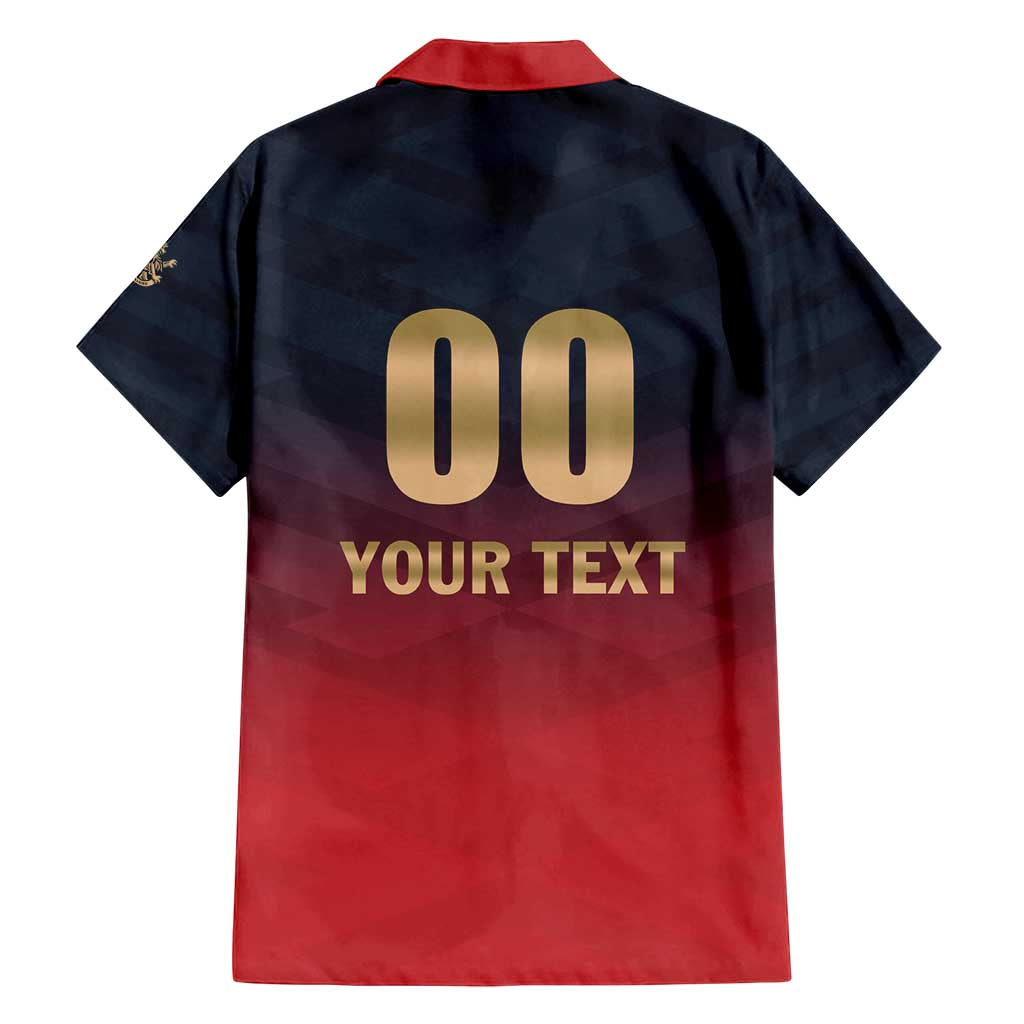 Custom Bengaluru 2025 Cricket Royal Challengers Family Matching Tank Maxi Dress and Hawaiian Shirt Lions Play Bold