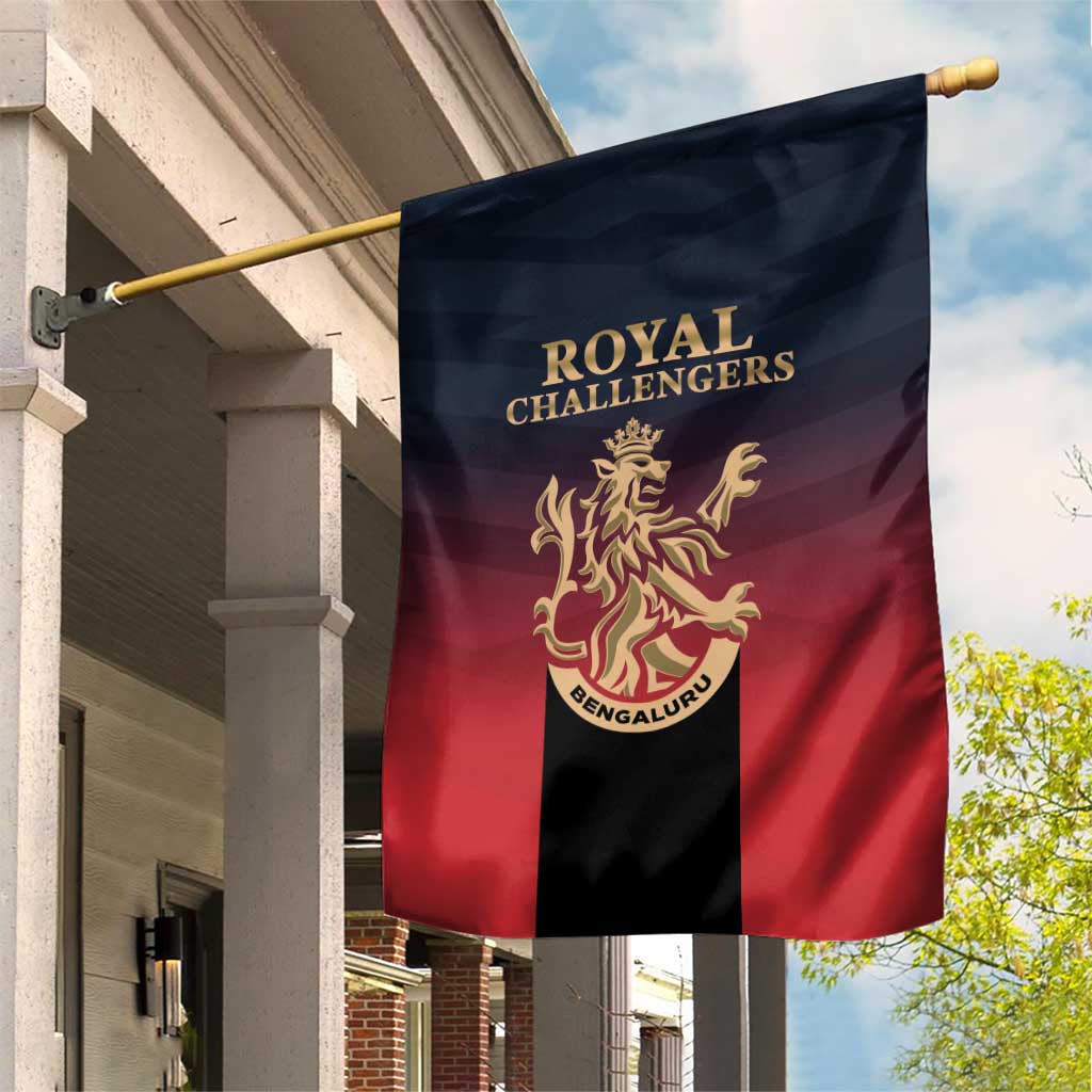 Bengaluru 2025 Cricket Royal Challengers Garden Flag Lions Play Bold