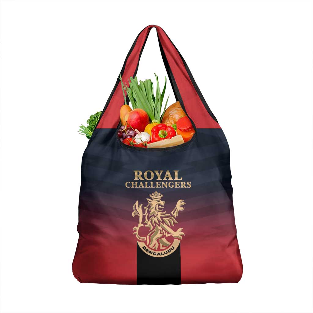 Bengaluru 2025 Cricket Royal Challengers Grocery Bag Lions Play Bold
