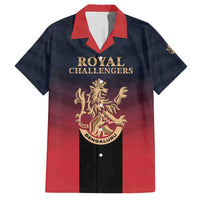 Custom Bengaluru 2025 Cricket Royal Challengers Hawaiian Shirt Lions Play Bold