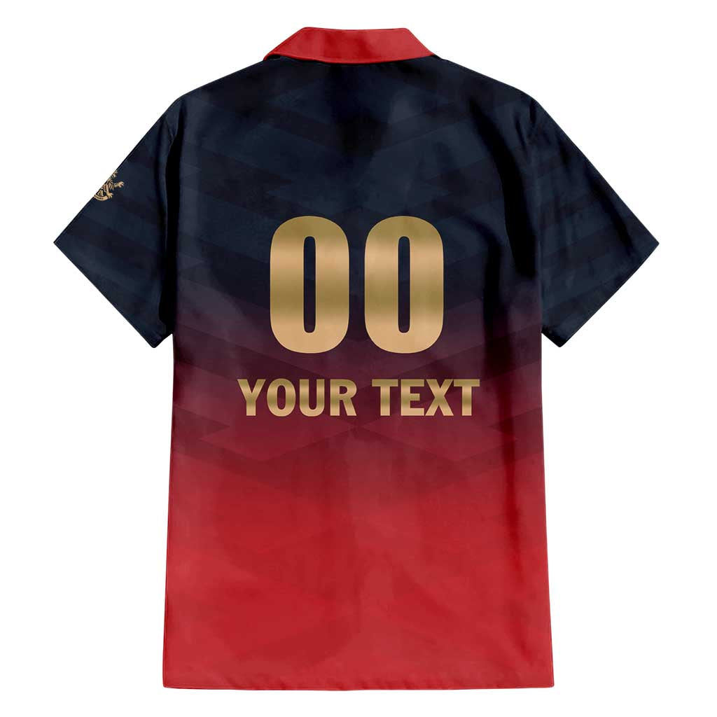 Custom Bengaluru 2025 Cricket Royal Challengers Hawaiian Shirt Lions Play Bold