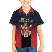 Custom Bengaluru 2025 Cricket Royal Challengers Hawaiian Shirt Lions Play Bold