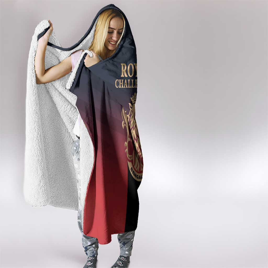 Bengaluru 2025 Cricket Royal Challengers Hooded Blanket Lions Play Bold