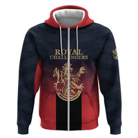 Custom Bengaluru 2025 Cricket Royal Challengers Hoodie Lions Play Bold