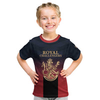 Custom Bengaluru 2025 Cricket Royal Challengers Kid T Shirt Lions Play Bold