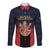 Custom Bengaluru 2025 Cricket Royal Challengers Long Sleeve Button Shirt Lions Play Bold