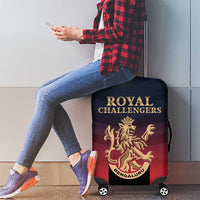 Bengaluru 2025 Cricket Royal Challengers Luggage Cover Lions Play Bold