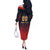 Custom Bengaluru 2025 Cricket Royal Challengers Off The Shoulder Long Sleeve Dress Lions Play Bold