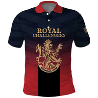 Custom Bengaluru 2025 Cricket Royal Challengers Polo Shirt Lions Play Bold