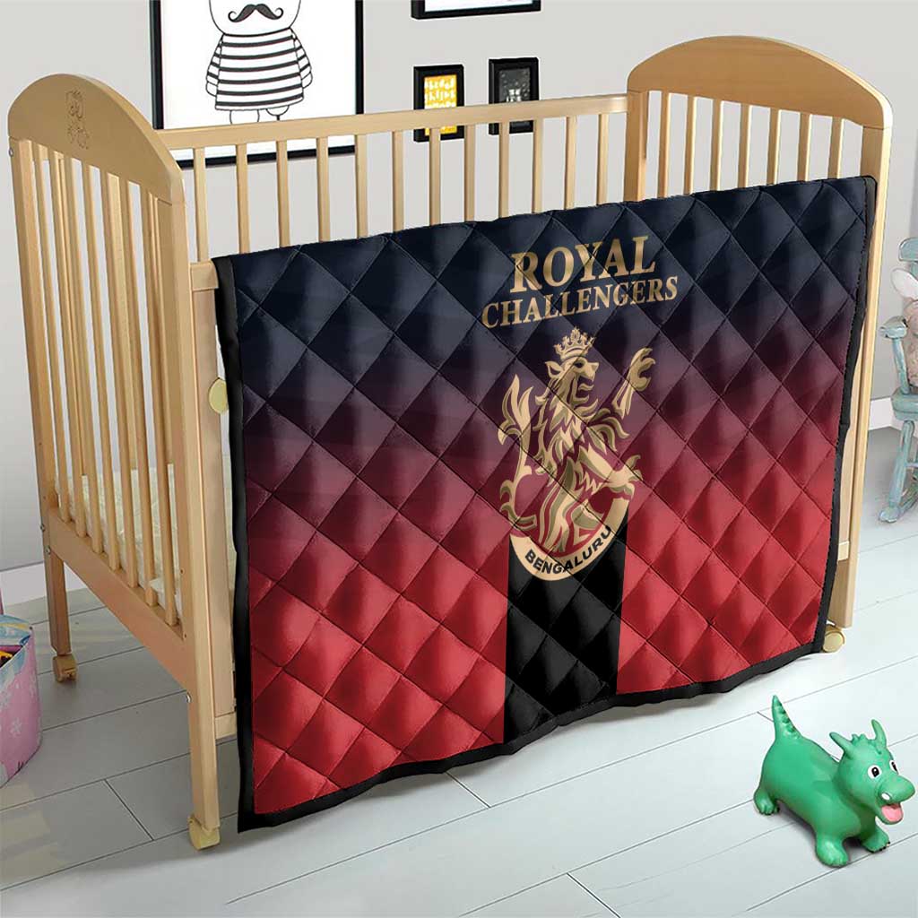 Bengaluru 2025 Cricket Royal Challengers Quilt Lions Play Bold