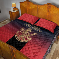 Bengaluru 2025 Cricket Royal Challengers Quilt Bed Set Lions Play Bold