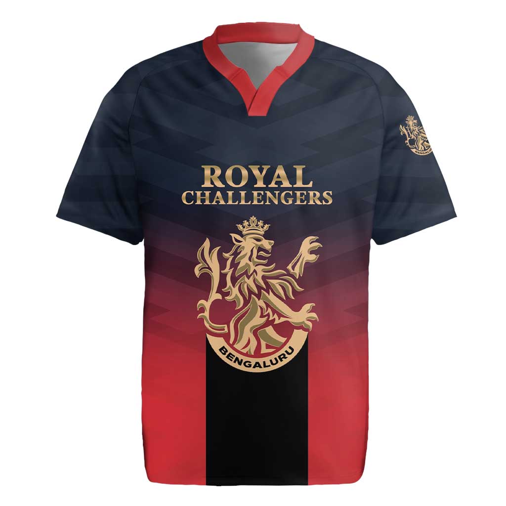 Custom Bengaluru 2025 Cricket Royal Challengers Rugby Jersey Lions Play Bold