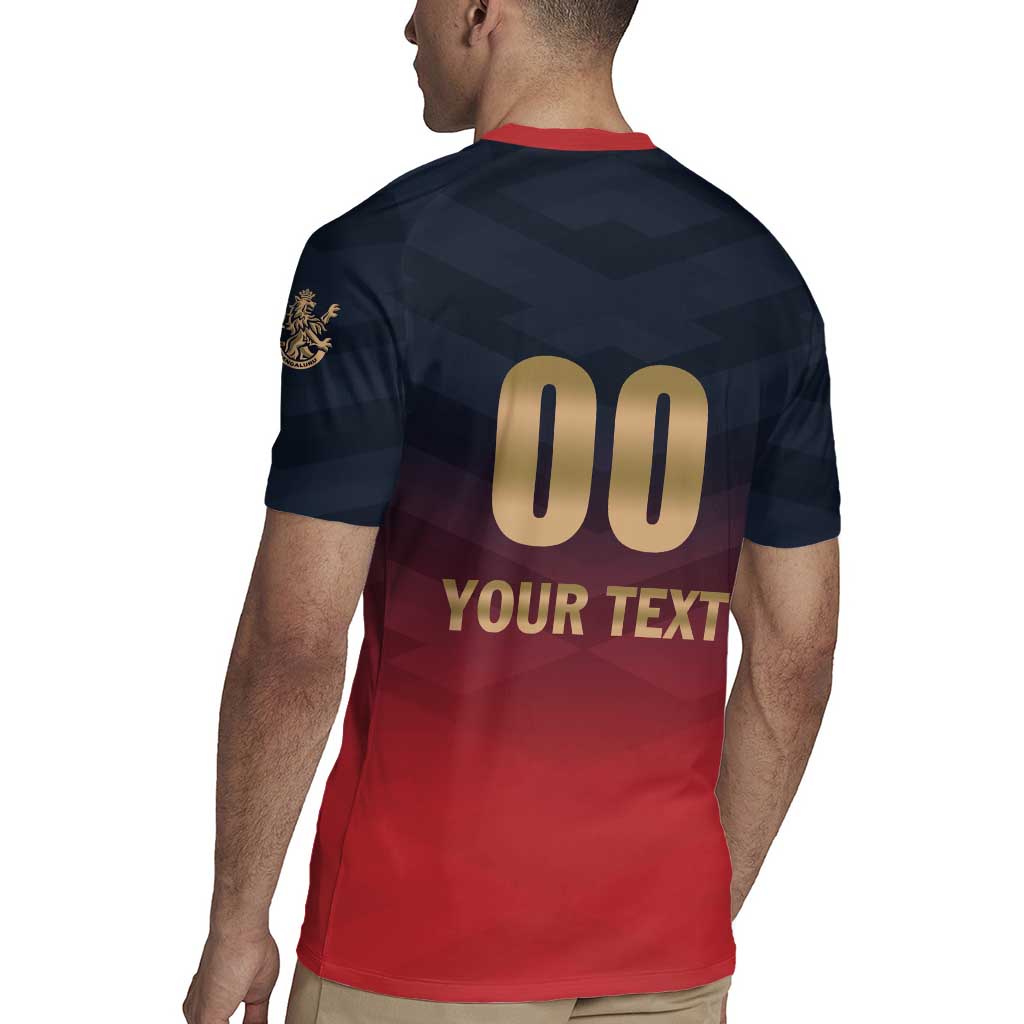 Custom Bengaluru 2025 Cricket Royal Challengers Rugby Jersey Lions Play Bold